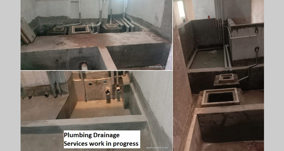 Plumbing Drainage Services work in progress