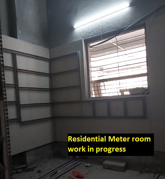 Prestige Avenue- Residential Meter room work in progress